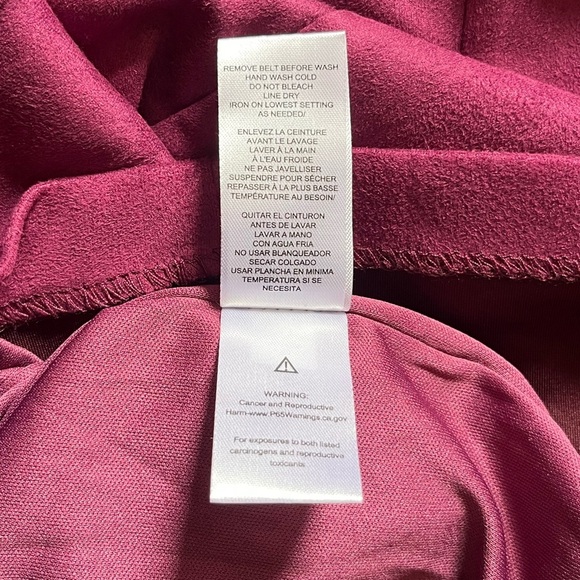 Donna Ricco Fuchsia Belted Midi Dress - Picture 12 of 12